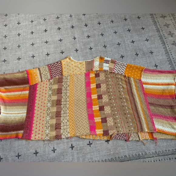 Free People Multicolor Patchwork Sweater - Picture 5 of 13